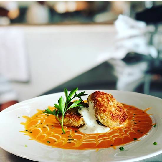 Order Crab Cake food online from K-ZO Restaurant store, Culver City on bringmethat.com