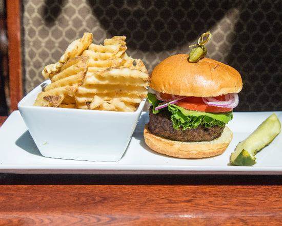 Order All American Burger food online from Post Office Cafe store, Babylon on bringmethat.com