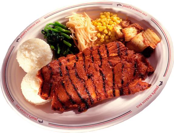 Order Spicy BBQ Pork food online from Pearl's Korean BBQ store, Kapolei on bringmethat.com
