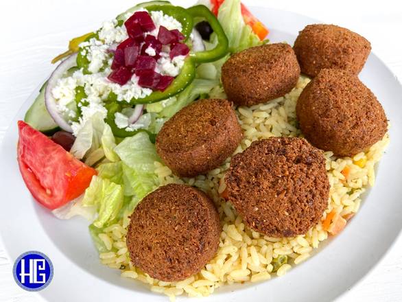 Order Falafel Meal food online from The Hungry Greek store, Tampa on bringmethat.com
