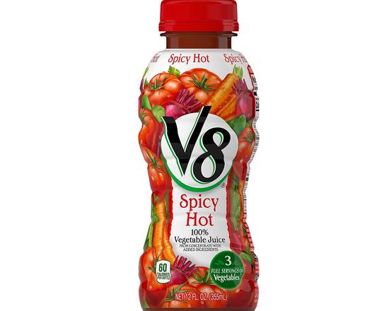 Order V8 Spicy Vegetable Juice 12 Oz food online from Fresko Market store, Miami on bringmethat.com
