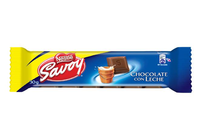 Order Savoy Milk Chocolate Bar food online from Dale Arepa Bar & Healthy Bistro store, Miami on bringmethat.com
