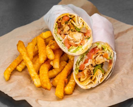 Order Chicken Philly Pita Roll food online from Gyros Cafe store, Birmingham on bringmethat.com