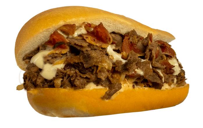 Order #9 Bacon Cheesesteak food online from Lennys Grill & Subs store, Memphis on bringmethat.com