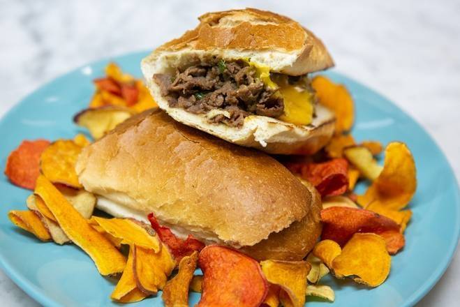 Order PHYLISTEAK SANDWICH food online from Amore Pizzeria store, Clearwater on bringmethat.com