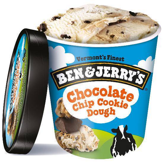 Order Ben and Jerry's Chocolate Chip Cookie Dough food online from The Ice Cream Shop store, Pinellas Park on bringmethat.com