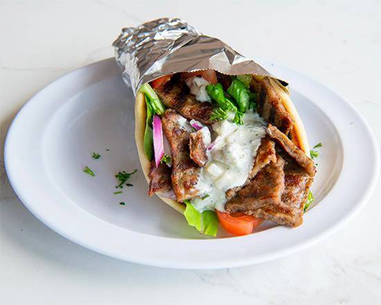 Order Gyros Sandwich food online from Greco Pizzeria store, Los Angeles on bringmethat.com