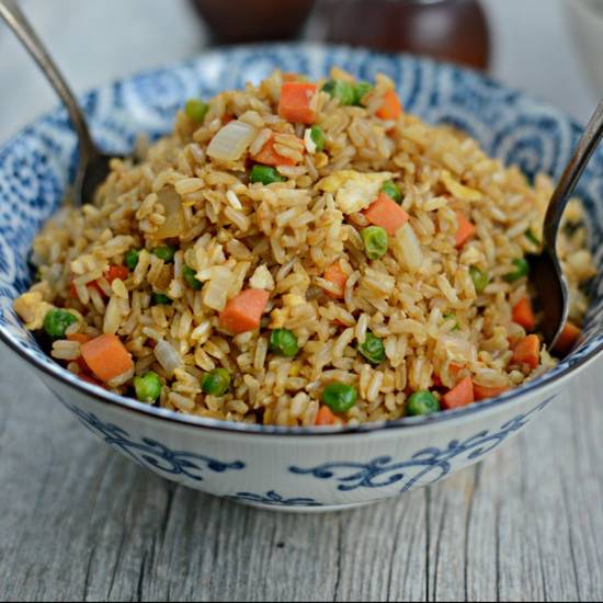 Order 42. Vegetable Fried Rice food online from Excel Chinese Restaurant store, South Chesterfield on bringmethat.com