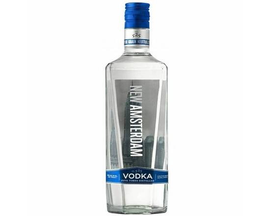 Order New Amsterdam, 1.75L vodka (40.0% ABV) food online from Woodbury Wine & Spirits store, ORLANDO on bringmethat.com