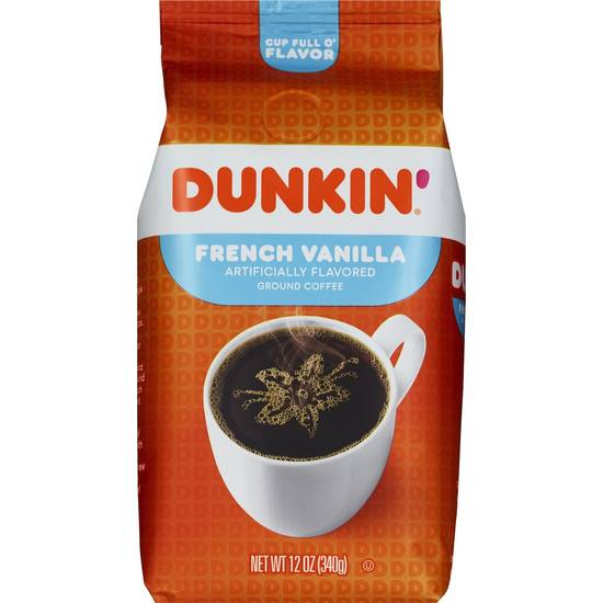 Order Dunkin Donuts Ground Coffee French Vanilla  food online from Cvs store, WESTON on bringmethat.com