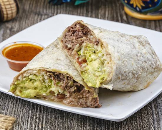 Order Super Combo Burrito food online from Casa Garcia store, Pico Rivera on bringmethat.com