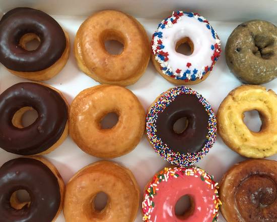 Order DOZEN MIXED (Donut) food online from Sonny Donuts store, Corinth on bringmethat.com