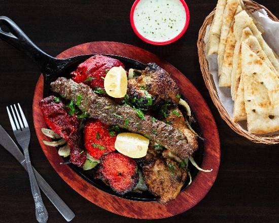 Order Mega Mix Grill (With All Chicken Grill Items) food online from Tandoor Indian Restaurant And Pizza store, Sunrise on bringmethat.com