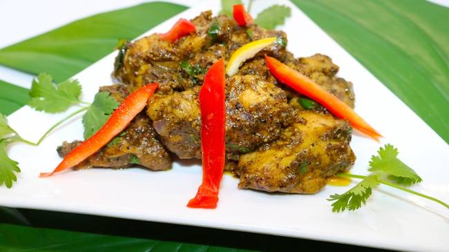 Order Karaikudi Pepper Chicken food online from Ritha Indian Restaurant store, Foster City on bringmethat.com