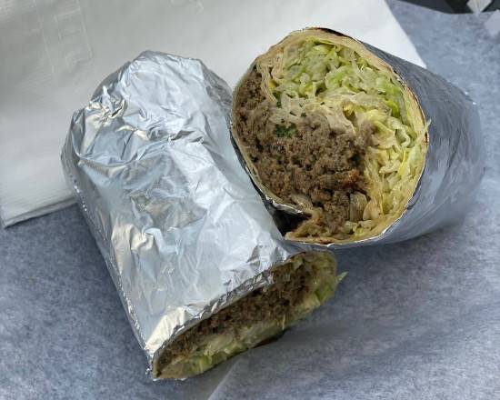 Order Kufta Kabab Wrap food online from Mediterranean Wraps store, Palo Alto on bringmethat.com