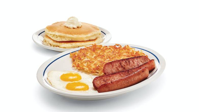Order Smokehouse Combo food online from IHOP store, Greenbelt on bringmethat.com
