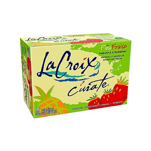 Order La Croix Curate Pineapple Strawberry Sparkling Water (8PK 12 OZ) 125799 food online from Bevmo! store, Albany on bringmethat.com
