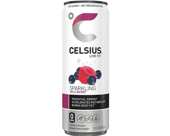 Order Celsius Wild Berry 12 Oz food online from Fresko Market store, Miami on bringmethat.com