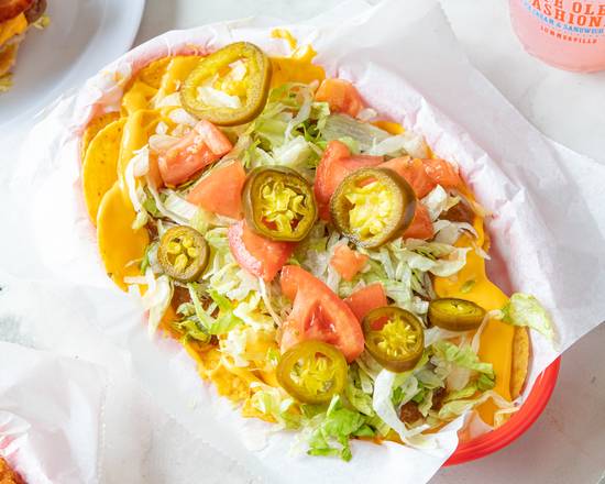 Order Nachos Loaded food online from Ye Ole Fashioned Ice Cream and Sandwich Cafe store, Summerville on bringmethat.com
