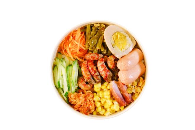 Order Crawfish Bento 小龙虾盖饭 food online from Meandcrepe store, Rowland Heights on bringmethat.com