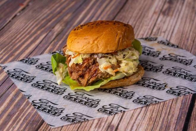 Order Pulled Pork Sandwich food online from Ford Garage store, Cape Coral on bringmethat.com