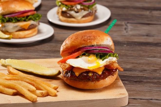 Order GF GLORY BURGER®† food online from Glory Days Grill store, Glen Burnie on bringmethat.com