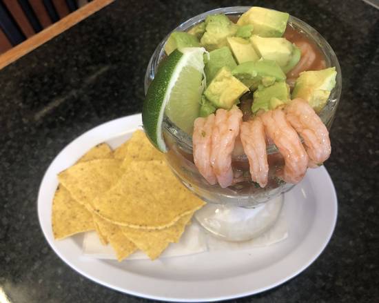 Order Shrimp Ceviche in Glass food online from Churrasco Fusion store, West Palm Beach on bringmethat.com