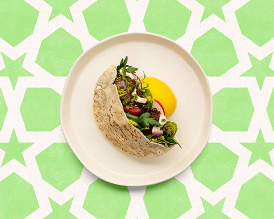 Order Falafel Hummus Pita food online from Fabulous Falafel store, Fullerton on bringmethat.com