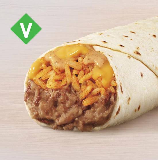 Order Cheesy Bean and Rice Burrito food online from Taco Bell store, Dickson on bringmethat.com