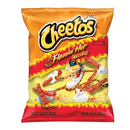 Order Cheetos Flamin' Hot 8.5oz food online from Caseys Carry Out Pizza store, Cedar Rapids on bringmethat.com