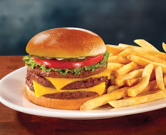 Order Triple HuddleBurger® food online from Huddle House store, Cleveland on bringmethat.com