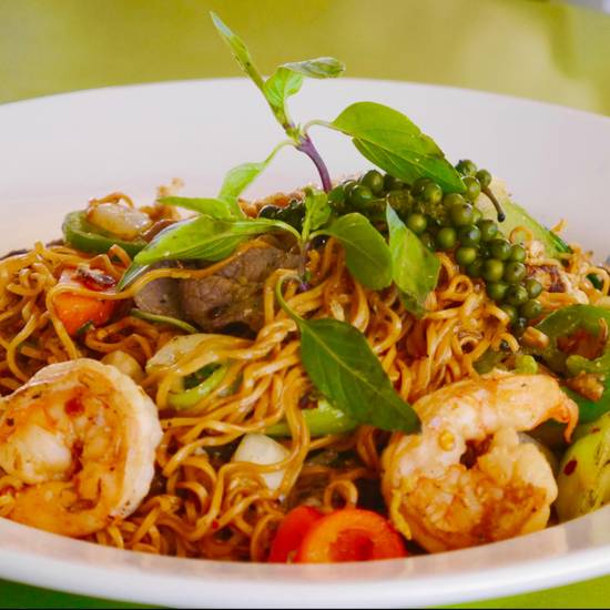 Order Pad Kee Maow-Drunken Noodles food online from Fuzion Five store, Palm Springs on bringmethat.com