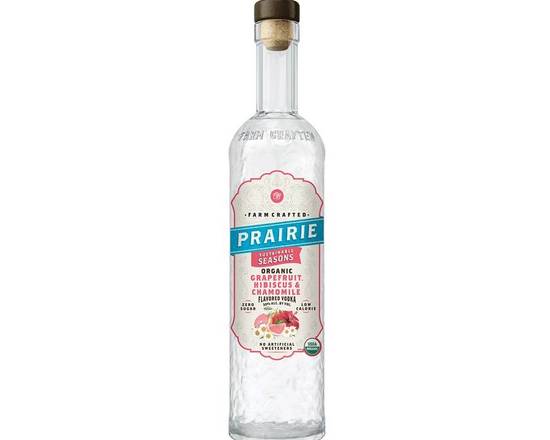 Order PRAIRIE VODKA GRAPEFRUIT HIBSCUS CHAMOMILE 750ML food online from Princess Liquors store, Port Saint Lucie on bringmethat.com