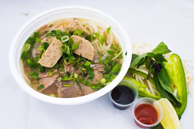 Order Pho Beef Meatball food online from J&Q Vietnamese Sandwiches store, Anaheim on bringmethat.com