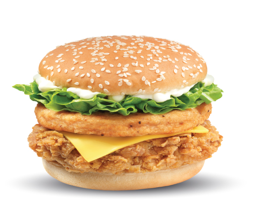 Menu crousty burger