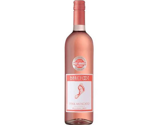 Order Barefoot Pink Moscato 750ml (9% ABV) food online from Richmond Food Center store, Richmond on bringmethat.com