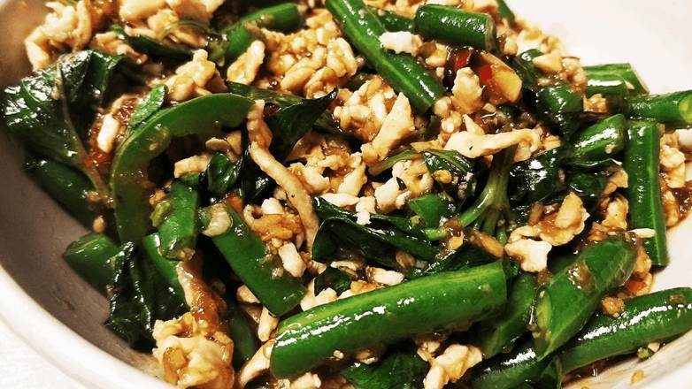 Order P30 Shocking Green Bean food online from Madam Mam's store, Bee Cave on bringmethat.com