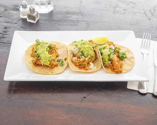 Order Tinga Tacos food online from Purepecha Mexican restaurant store, Brooklyn on bringmethat.com