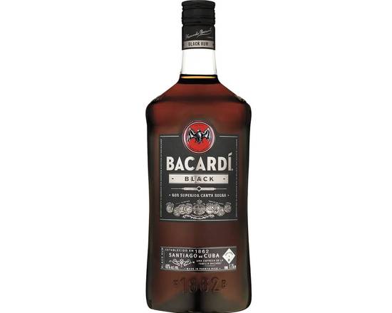 Order Bacardi Black, 1.75L rum (40.0% ABV) food online from Xtra Liquors & Wines store, WEST MIAMI on bringmethat.com