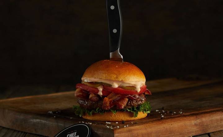 Order Chef's Bacon Burger food online from Hey Burger store, Kendall on bringmethat.com