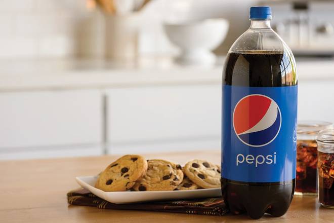 Order 2 Liter Pepsi® Product food online from Papa Murphy store, Evansville on bringmethat.com
