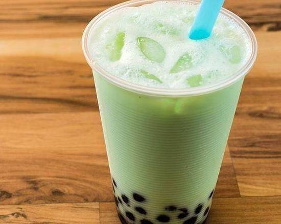 Order Honeydew Milk Tea(24 OZ) food online from Tasty China House store, Manhattan on bringmethat.com