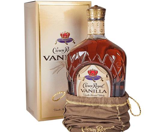 Order Crown Royal Vanilla, 1.75L whiskey (35.0% ABV) food online from Woodbury Wine & Spirits store, ORLANDO on bringmethat.com