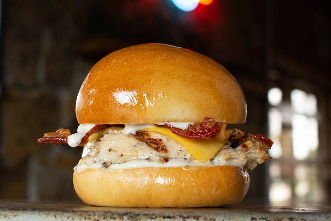 Order Parm Peppercorn Grilled Chicken food online from Roadies Sliders store, Athens on bringmethat.com