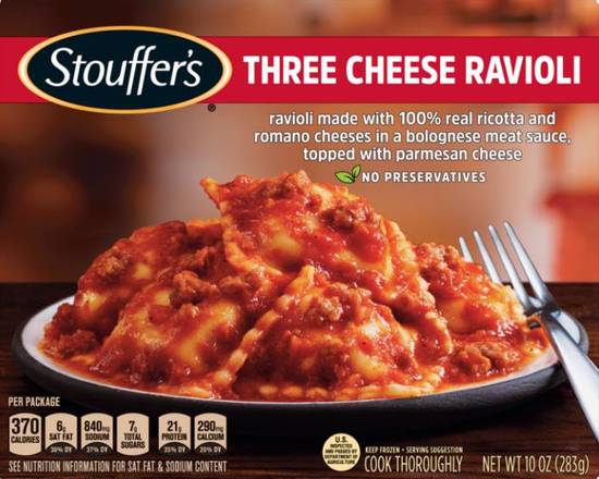 Order Stouffers Three Cheese Ravioli   food online from Fresko Market store, Miami on bringmethat.com