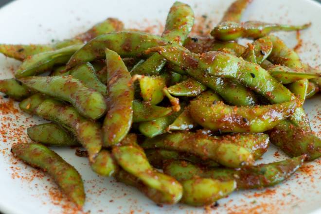 Order SPICY EDAMAME food online from Samurai store, Miami on bringmethat.com