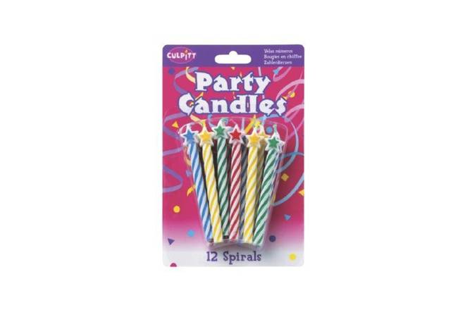Order 12-Pack Birthday Candles food online from Cold Stone Creamery store, Cape Coral on bringmethat.com