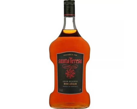 Order Santa Teresa Anejo, 1.75L (40.0% ABV) food online from Woodbury Wine & Spirits store, ORLANDO on bringmethat.com