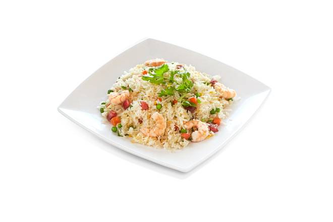Order Combination Fried Rice (Cơm Chiên Duong Châu) food online from Pho Hai Duong store, Annandale on bringmethat.com