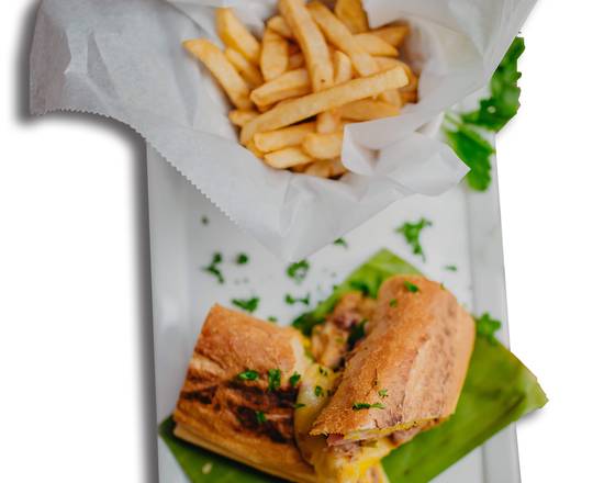 Order Sandwich Cubano food online from Cubanos Restaurant store, Bethesda on bringmethat.com